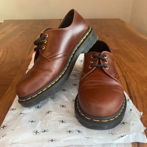 Womens Brown Dr Marten Oxford